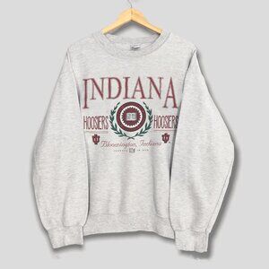 Vintage University of Indiana Hoosiers Sweatshirt, Retro IU Hoosiers Shirt Tee